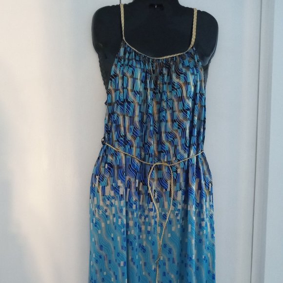 Metallic Accents Maxi Dress NWT - Picture 1 of 4